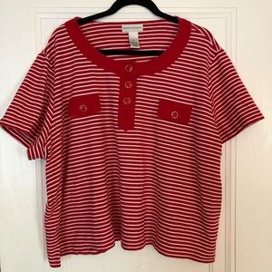 Red striped shirt
